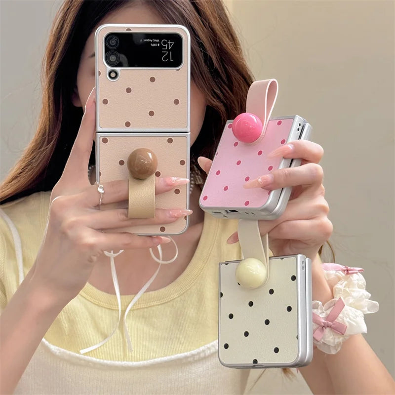 Polka Prism Flip Elegance